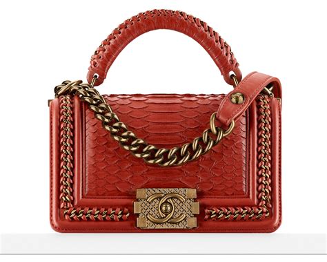 chanel boy bag with handle